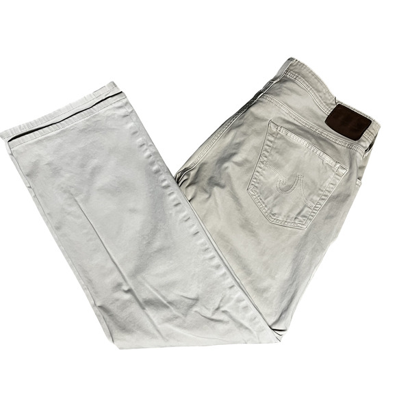 AG Adriano Goldschmied Jeans Mens 36x29 Beige The Protege Straight Leg Stretch - Picture 1 of 14